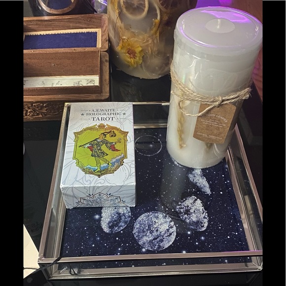 Glass Moon Phase Caddy by Rachel Zoe Altar - Picture 6 of 6